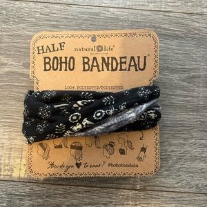 Black and White Boho Bandeau (half)